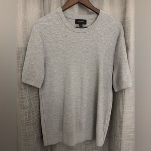 Banana Republic Men’s Short Sleeve Crewneck Sweater Gray Size M